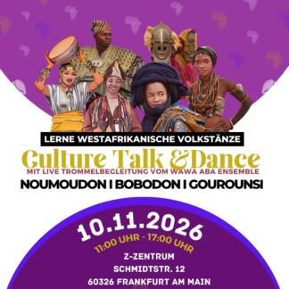 Culture Talk & Dance – 3 Workshops | 11.10.2026