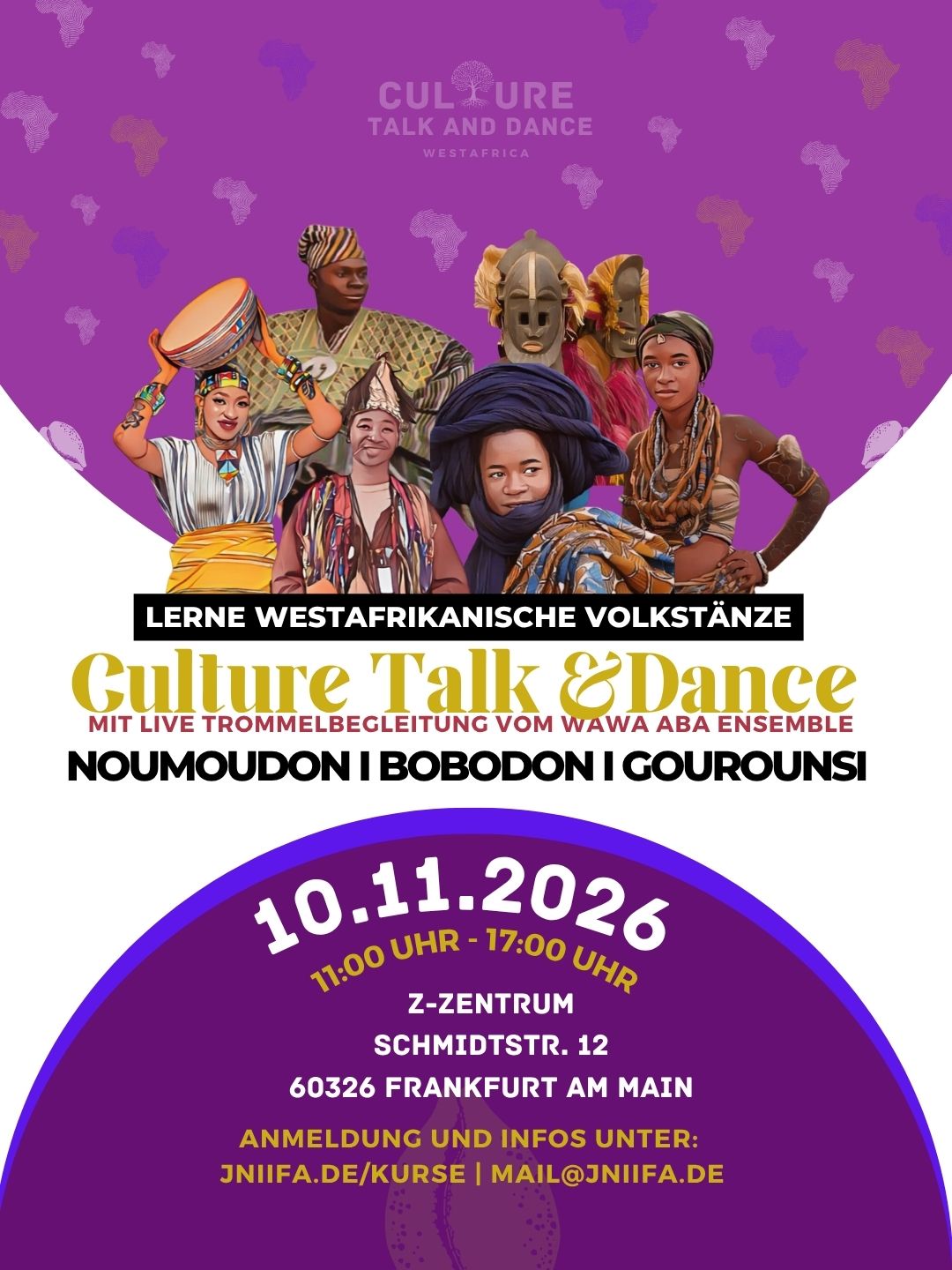 Culture Talk & Dance – 3 Workshops | 11.10.2026